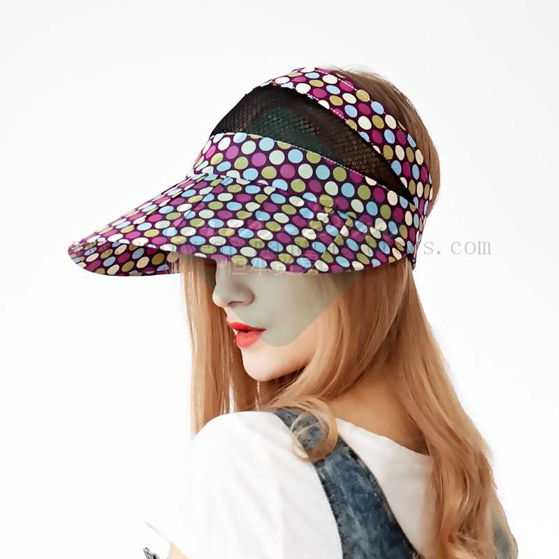 Girls sun hat fashion visor for women4